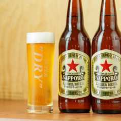 瓶ビール（赤星　大瓶）