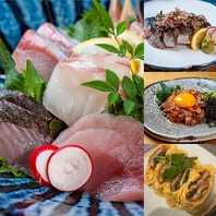 魚介好きにはたまらない逸品を豊富にご用意！