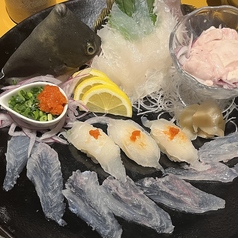 カワハギ姿造り