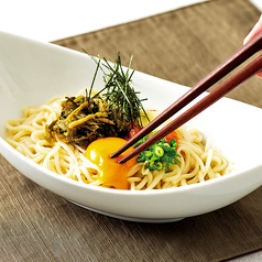高菜明太の釜玉五島うどん