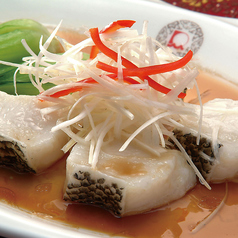 白身魚の蒸し物