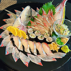 シマアジ姿造り