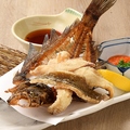 料理メニュー写真 北海道産宗八カレイ姿唐揚げ