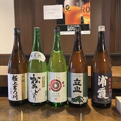 店主厳選!!日本各地の数々の銘酒を堪能