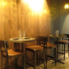 デートにぴったり♪2名がけハイテーブル席