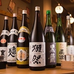 【店主こだわり日本酒】豪快、一ノ蔵、八海山、美少年や真澄、獺祭、千寿などの日本酒