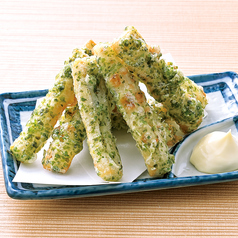 かにカマ天/ちくわの磯辺揚げ/鯵なめろうフライ