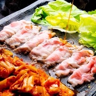 美味しいサムギョプサルのお店として有名