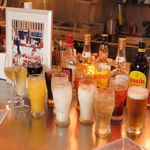ドリンクメニューも充実！アルコールもノンアルコールもお楽しみいただけます！