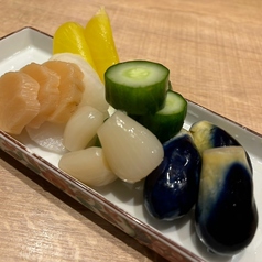 自家製浅漬けと伊達の漬物