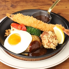 ハンバーグステーキコンボ