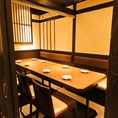 誕生日会や女子会、合コンなどにおすすめの個室です。完全個室や半個室は人気のお席となっておりますので、ご利用をお希望のお客様はお早めにご予約ください