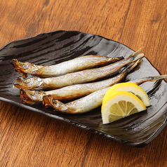 子持ちししゃも炭焼き