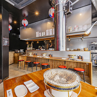 当店を存分に楽しめるのは七輪で焼く炭火焼料理★