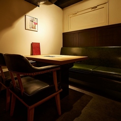 少人数でゆっくりできるおすすめのお席です。