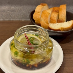 カンパチのオイル煮 バゲット付き