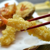 当店自慢の季節の旬菜天ぷら