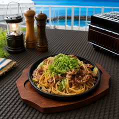 豪快!鉄板塩焼きそば