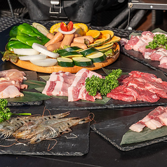 青空と夜景のBBQビアガーデン 新宿のコース写真