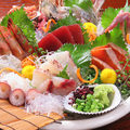 料理メニュー写真&nbsp;本日のおすすめ鮮魚盛り合わせ五点