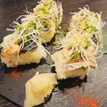 料理メニュー写真 〆さばの炙り棒寿司