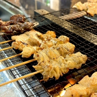 一本一本丁寧に焼き上げた串焼き！