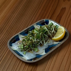 カンパチの薬味パッチョ