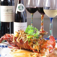 大人気のロブスター料理の写真