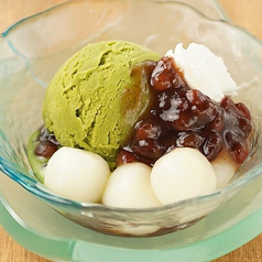 抹茶白玉ぜんざい