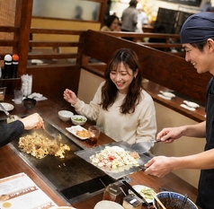 お好み焼 鉄板焼 もんじゃ焼き 加屋 菰野イオンタウン店の雰囲気2