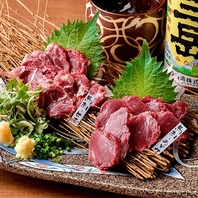 熊本直送の馬刺しは間違いない鮮度です！