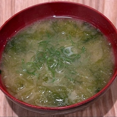 青さのりの味噌汁