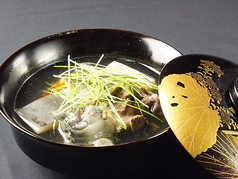 白葱とすっぽんの椀物