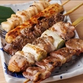 料理メニュー写真&nbsp;焼き鳥５本盛り