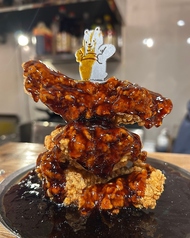 中華なビアチキ 黒ビールを使った黒酢あんかけ