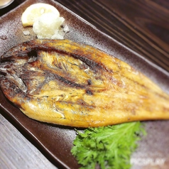 有頭ホッケの開き備長炭焼き