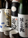 多種多様な日本酒や焼酎を取り揃え