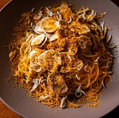 からすみとしらすのペペロンチーノ