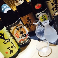 静岡の純米酒10種以上…その他全国の日本酒や焼酎を