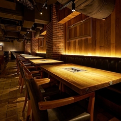 連席も可能なテーブル席です。