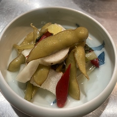 野菜の四川漬物