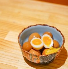 半熟卵うずらの醤油漬け