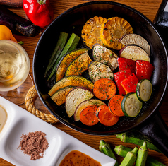 【野菜本来の甘味を味わう】女性に大人気♪有機野菜のグリルの写真