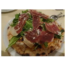 生ハムのサラダピッツァ/ピッツァビスマルク