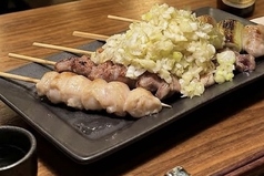 やきとり盛り合わせ ねぎどか5本盛り合わせ