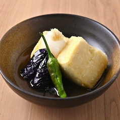 秋茄子と豆腐の揚げ出汁