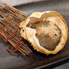 かに甲羅味噌焼き