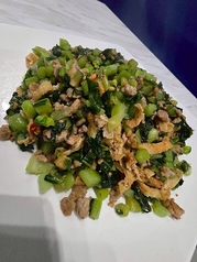 野沢菜炒め