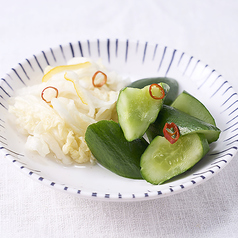 自家製浅漬け盛り合わせ