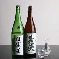 厳選した食材の手作り料理と、その料理に寄り添う厳選酒